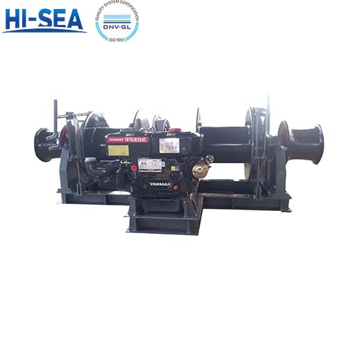 Marine Diesel Double Drum Mooring Winch